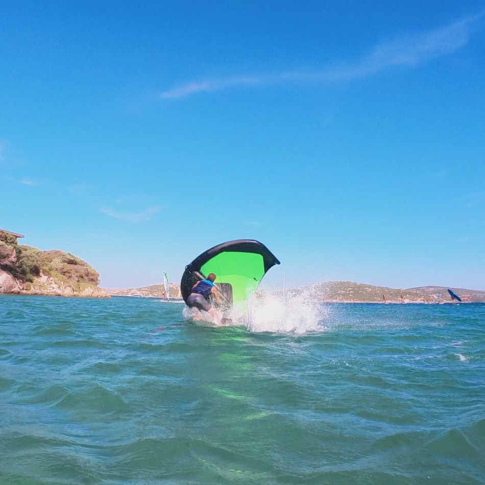 wing foil board inflatable jump